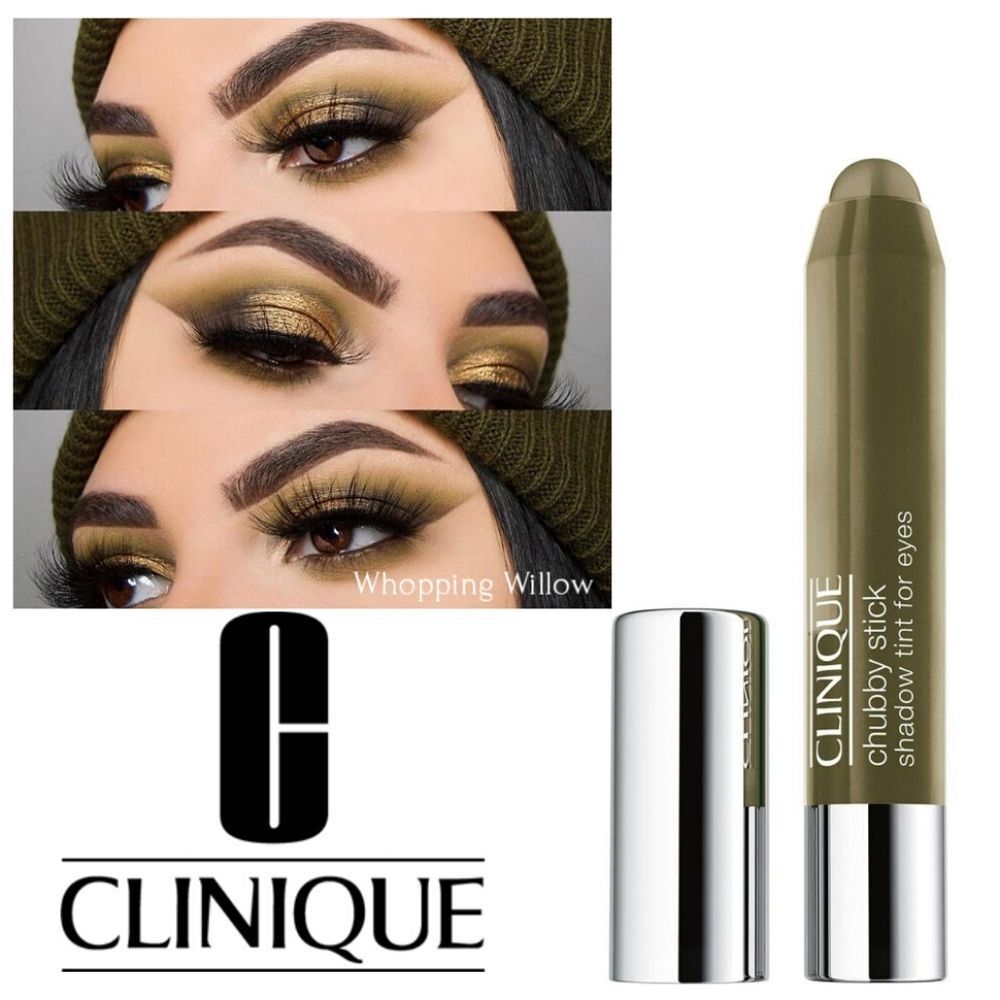 Clinique Chubby Eyeshadow Stick in Whopping Willow (Metallic Olive)